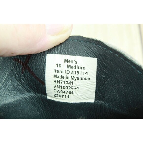 LL Bean Mountainville Gray Leather Slip-On Penny Loafer Shoes Size 10 M - Picture 8 of 9